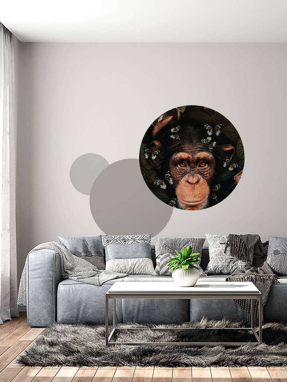 Tropical Chimpanzee Portrait