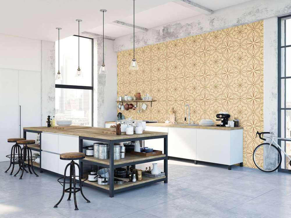 Flowers in retro style