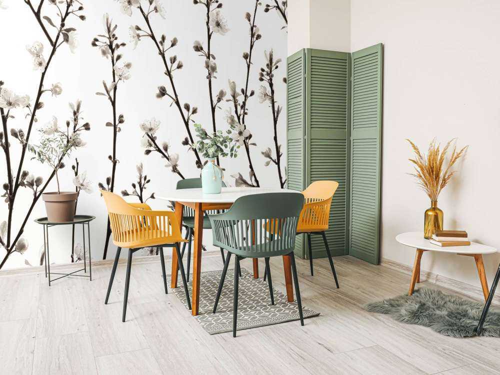 Cherry blossom branches