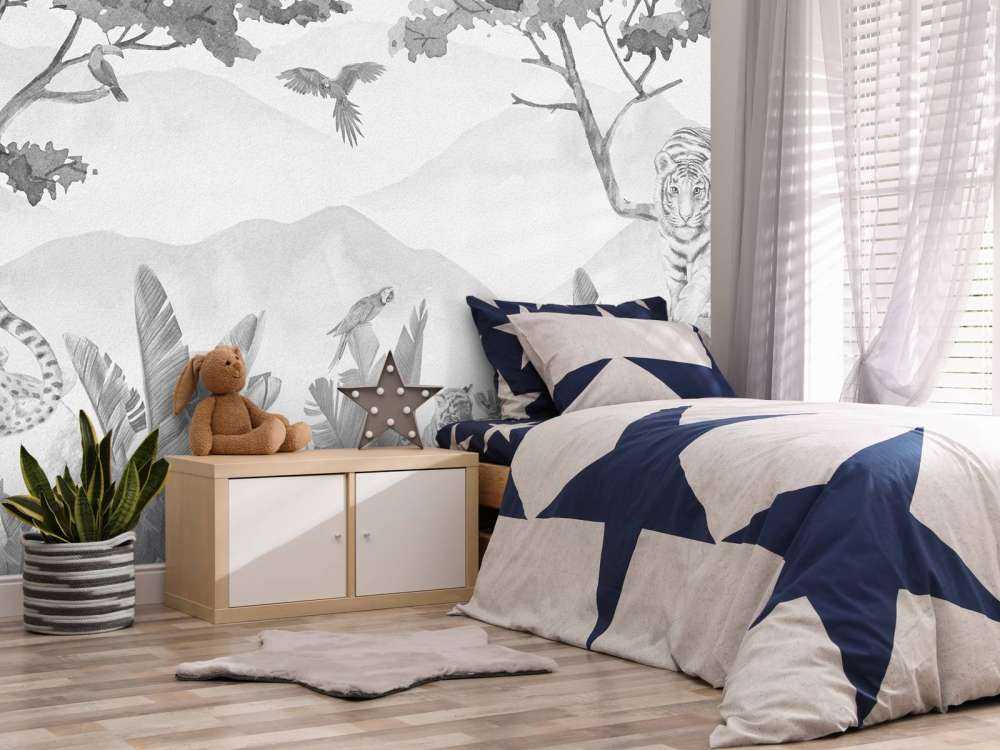 Predators in the jungle grey