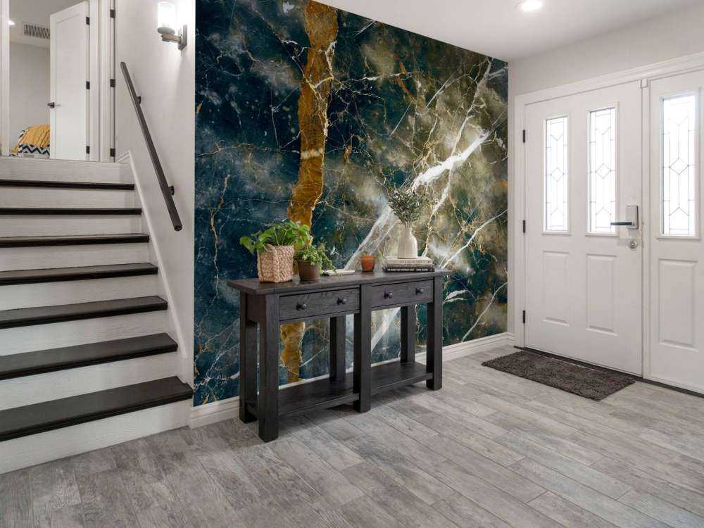 Marble with clouds structure