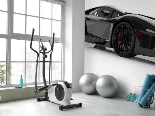 Black supercar