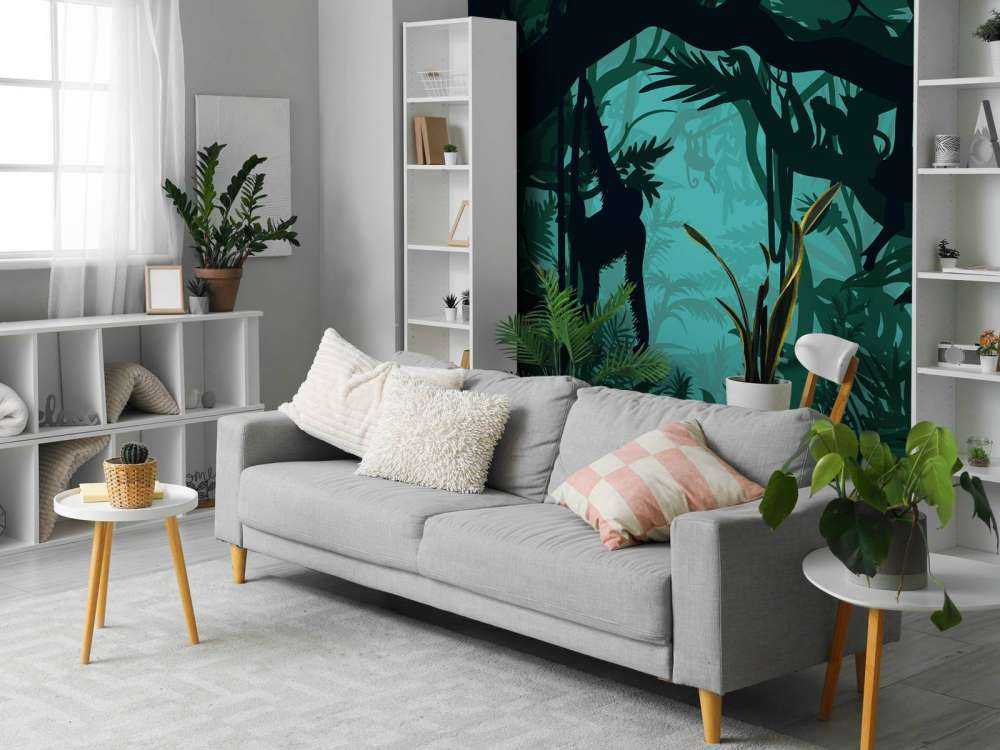 Monkey in the jungle