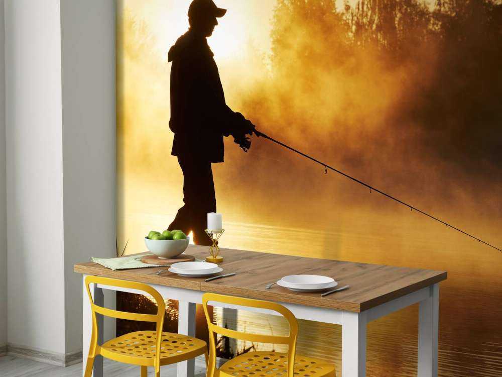 Fisherman at sunrise