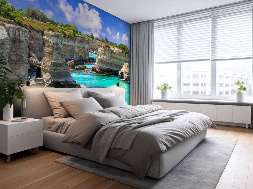 Rock formation on the coast