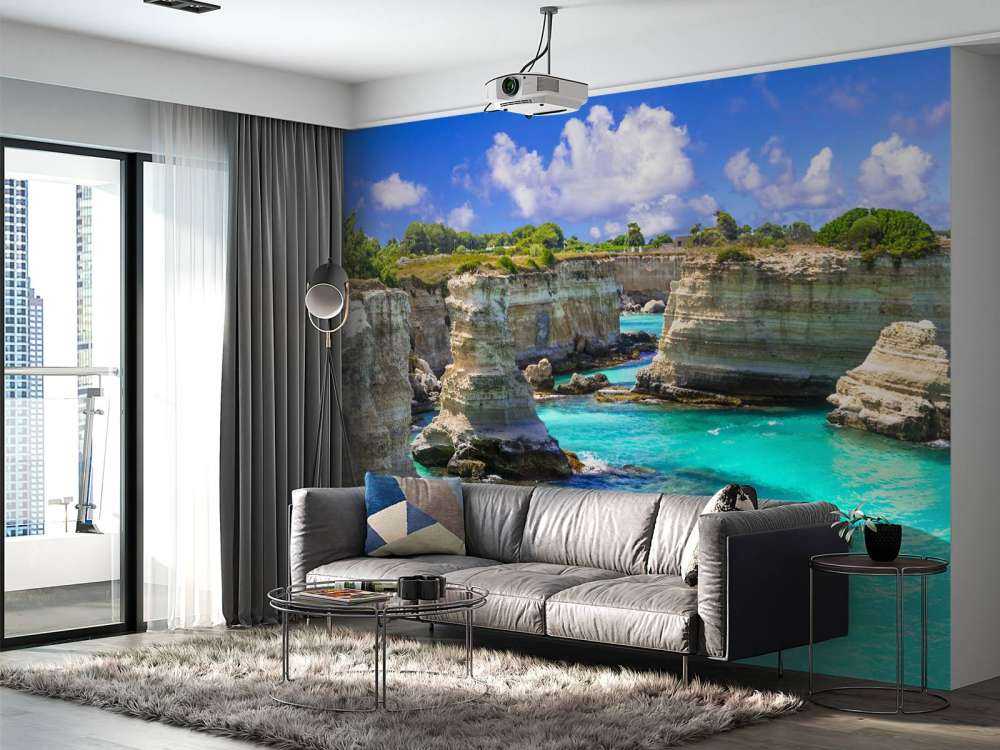 Rock formation on the coast