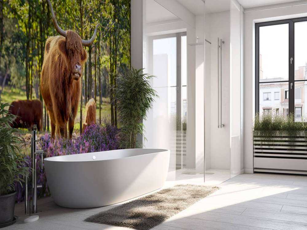 Highlanders in nature reserve