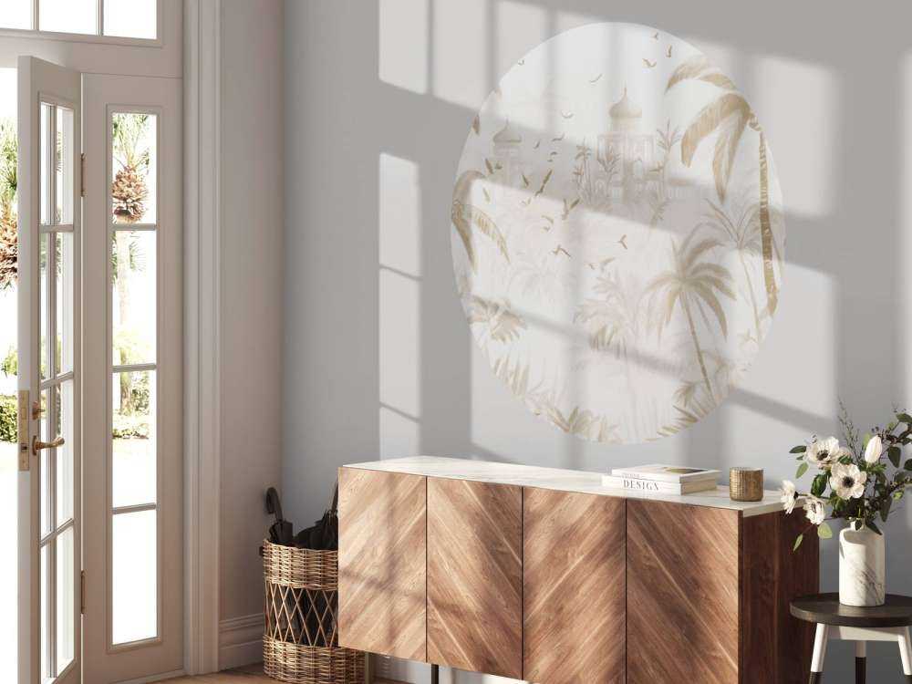 Oriental Garden at Dawn, taupe