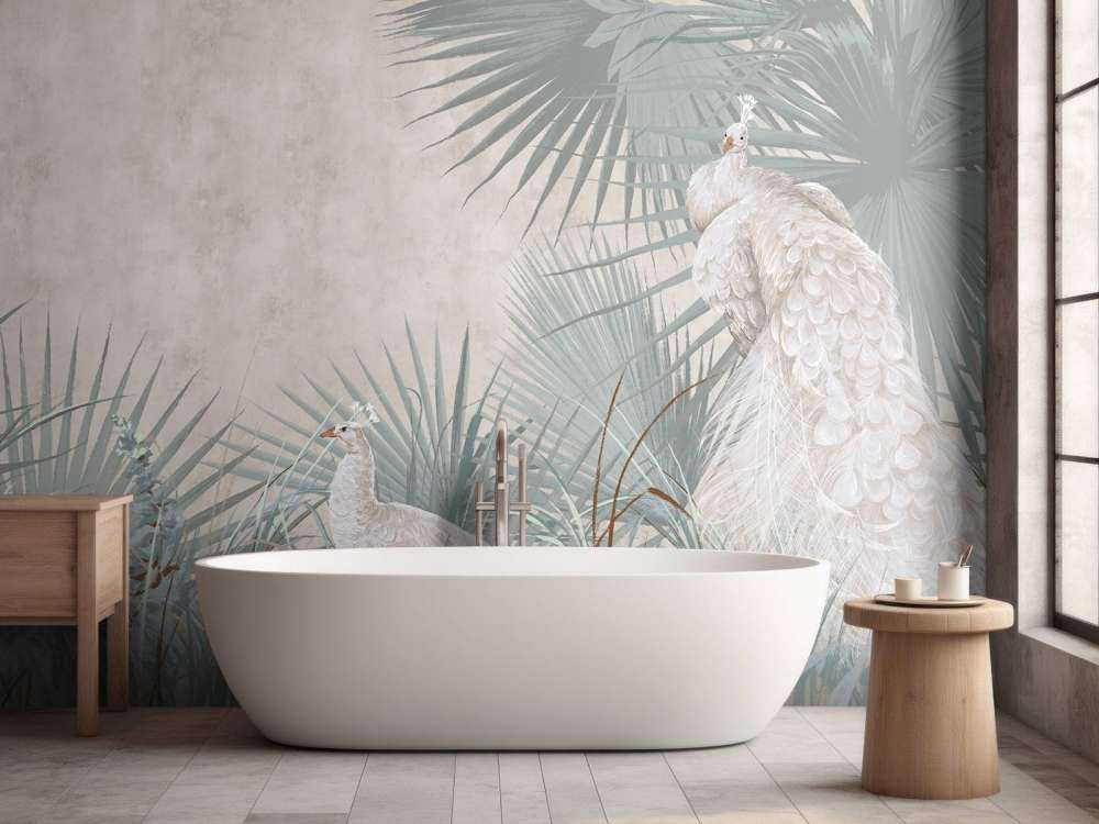 Quiet Elegance of the Peacock