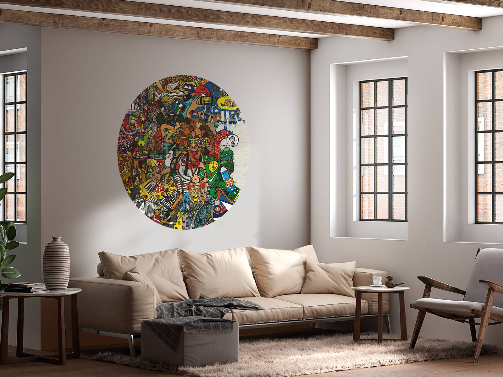 Chaotic graffiti