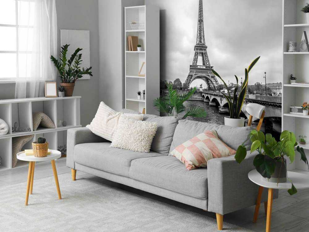 Eiffeltoren in zwart-wit