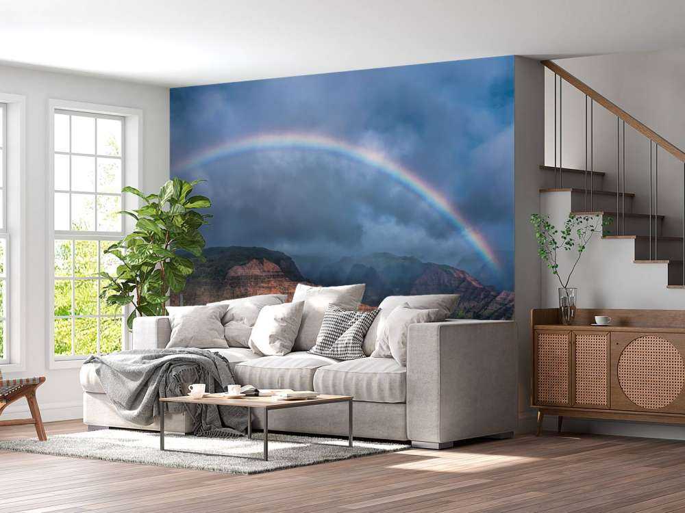 Rainbow over Waimea Canyon