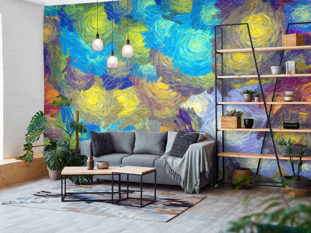 Abstracte bloemen patroon