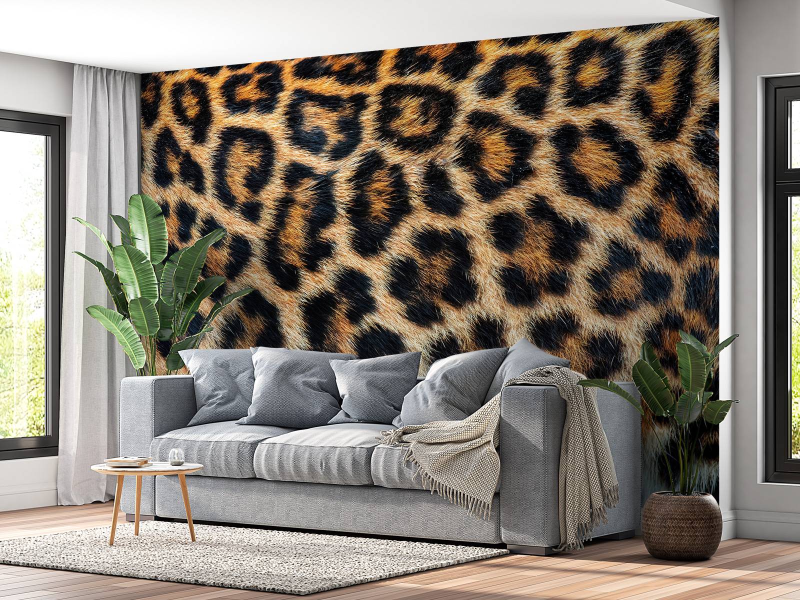 Leopard coat