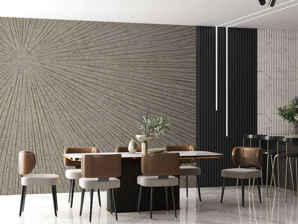 Structure with lines Sun