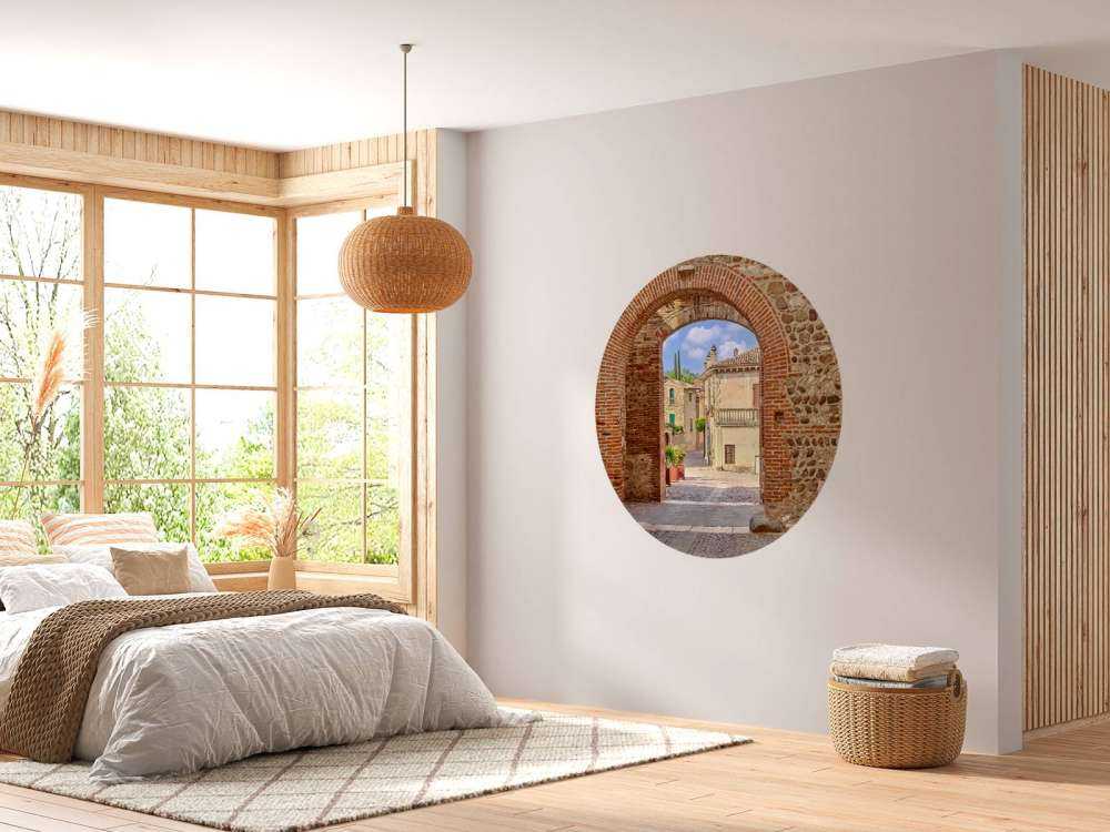 Passage with double arch