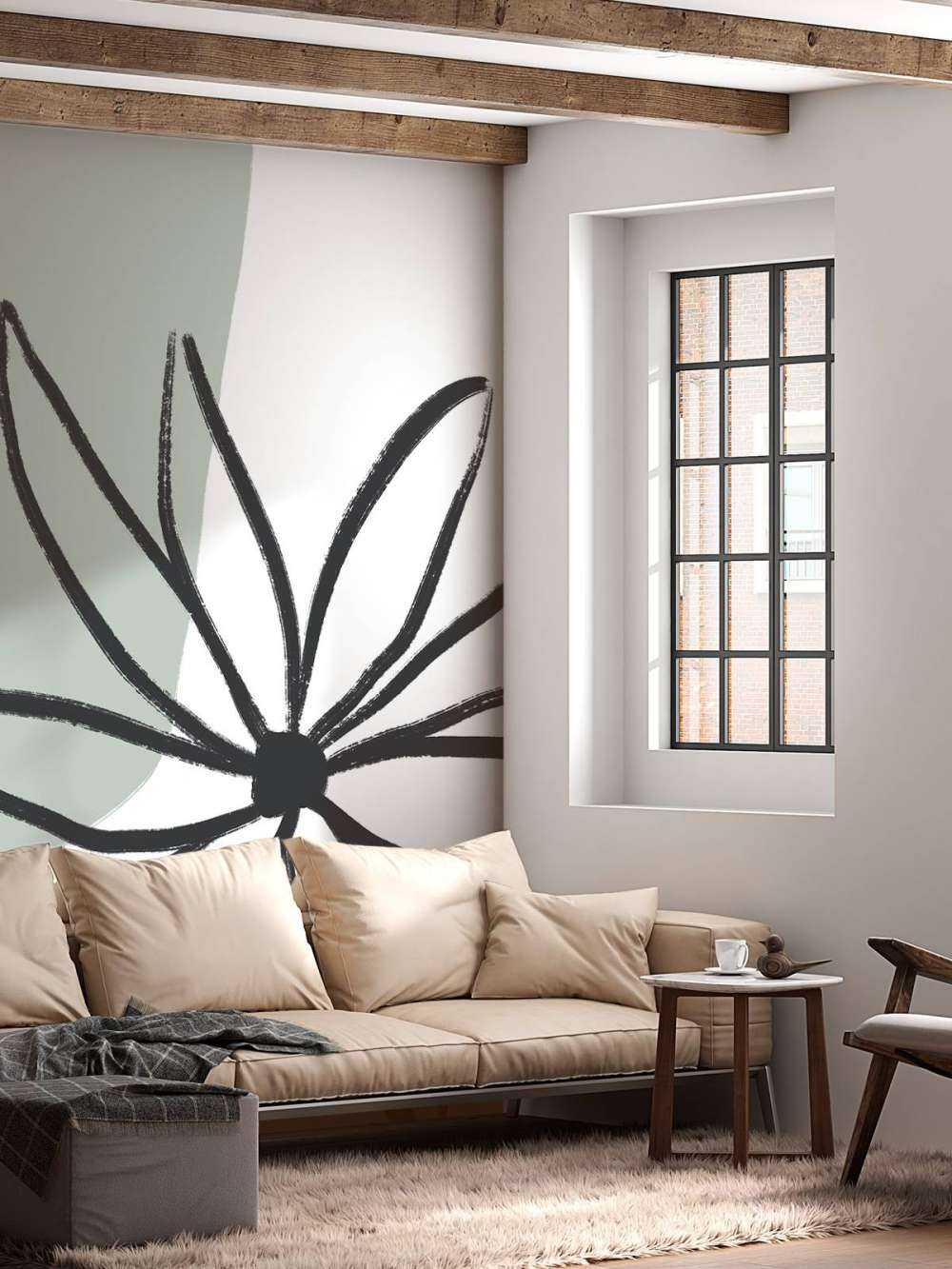 Flower Mint and Cream