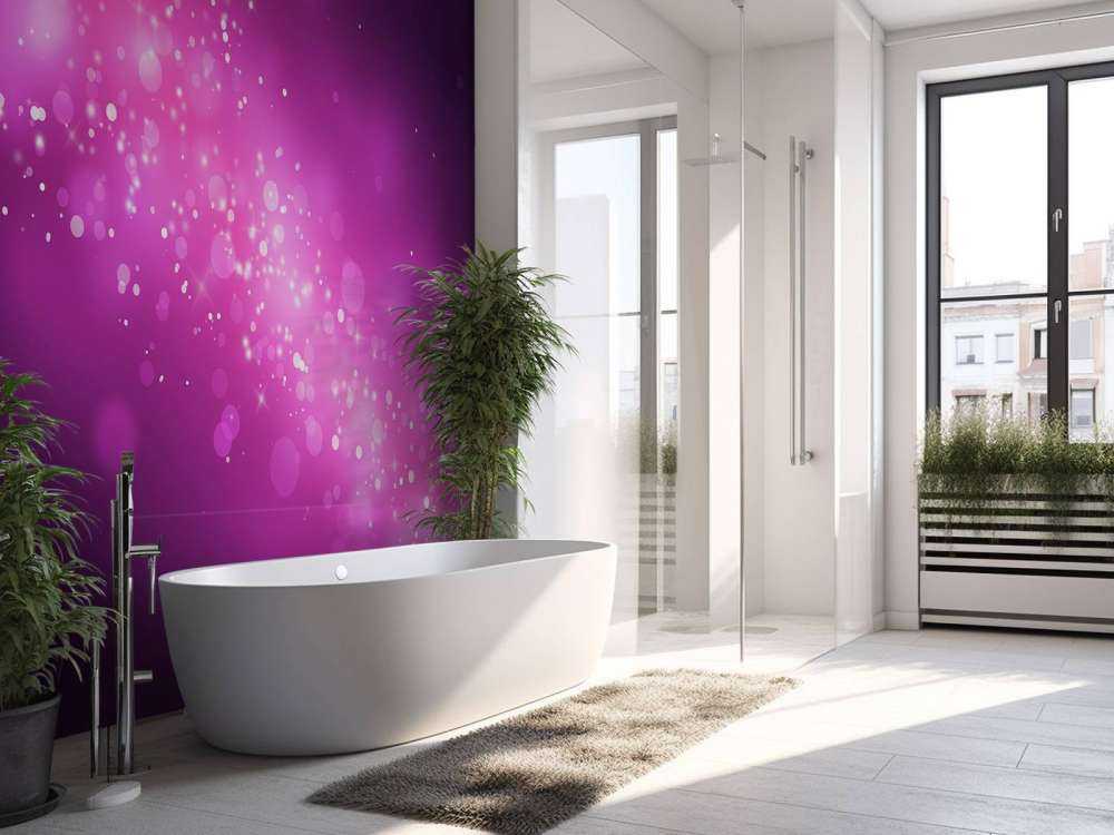 Pink glitter glitters