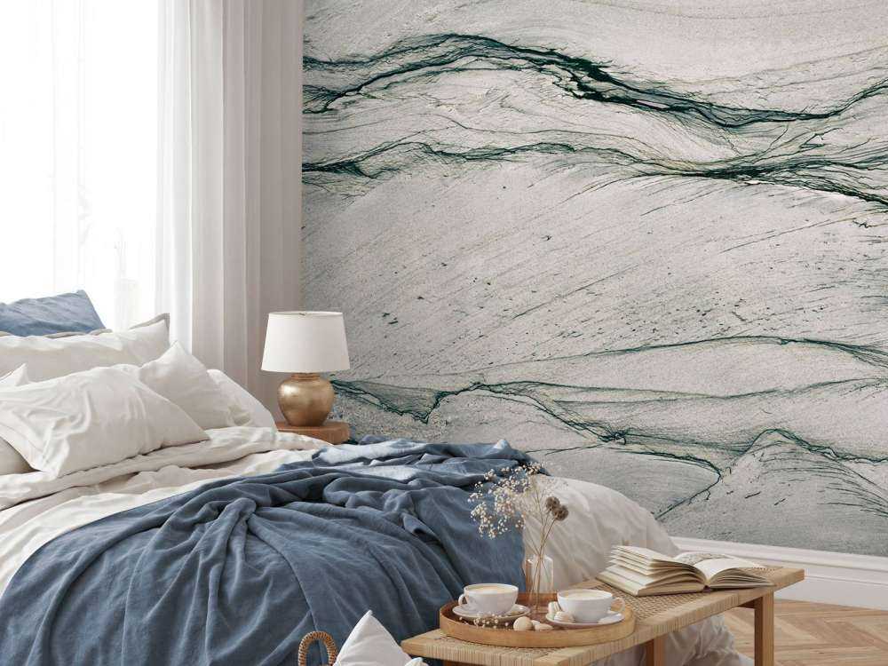 Layered marble with depth