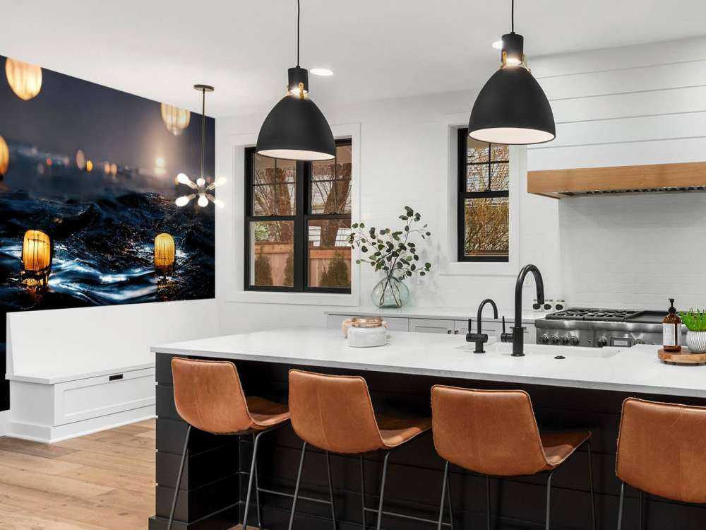 Lanterns over the water