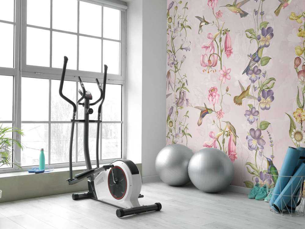 Meadow and Garden Flowers Pink