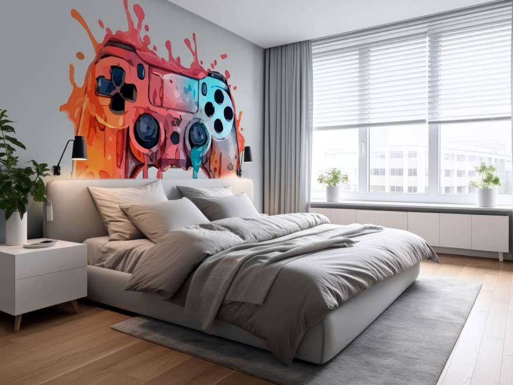 Watercolor Gamer Splash