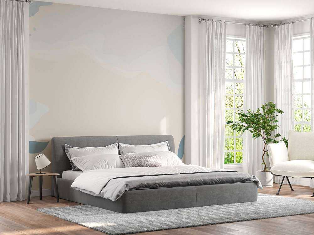 Panorama illustratie met planten