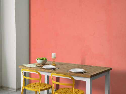 Apricot pink concrete