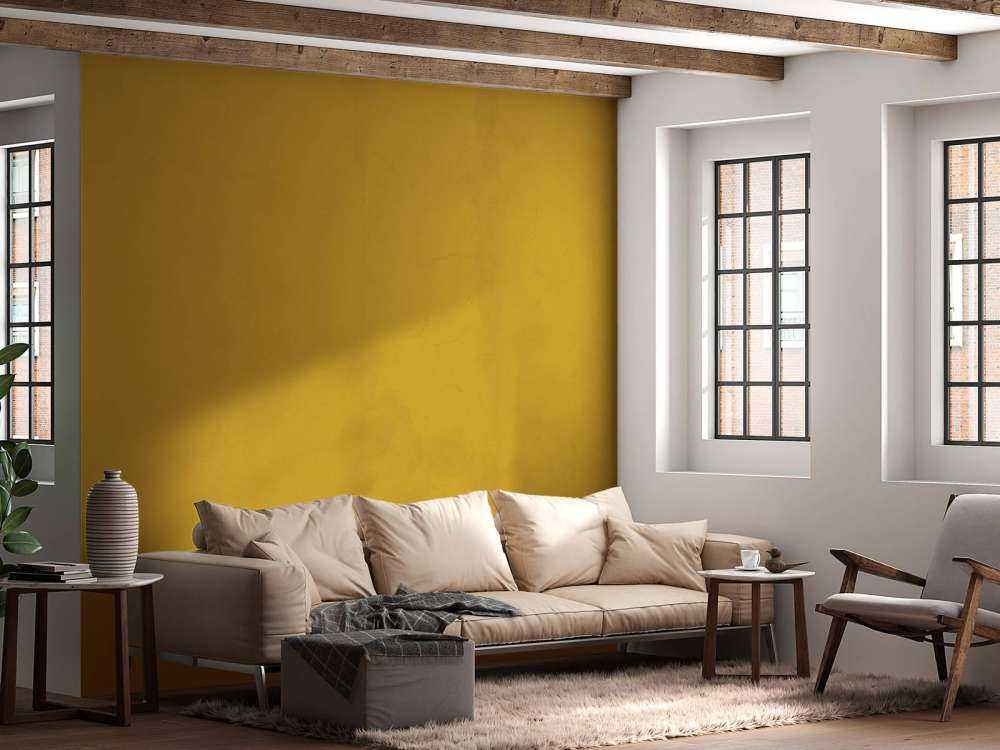 Yellow brown concrete