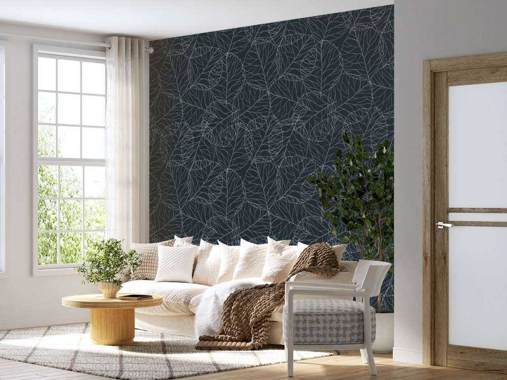 Illustrated leaf pattern