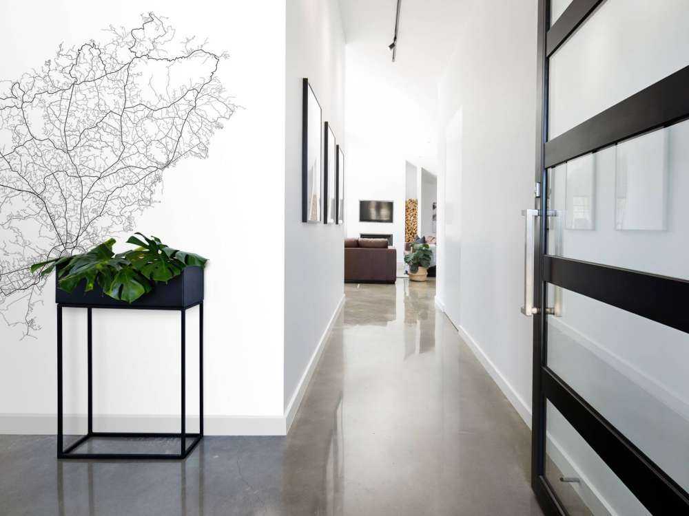 Plattegrond van Ibiza, wit 