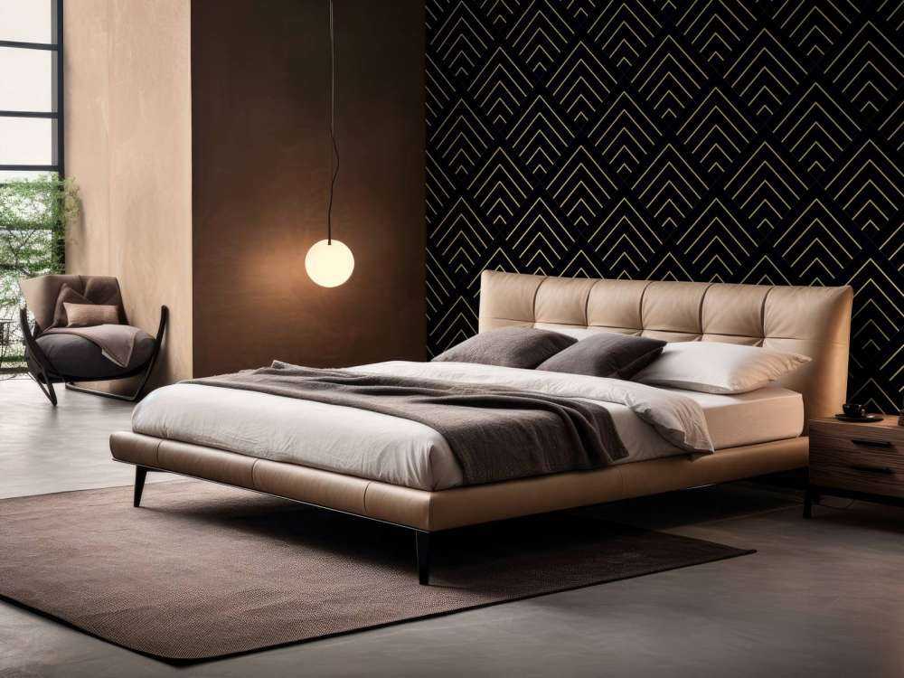 Golden lines, black