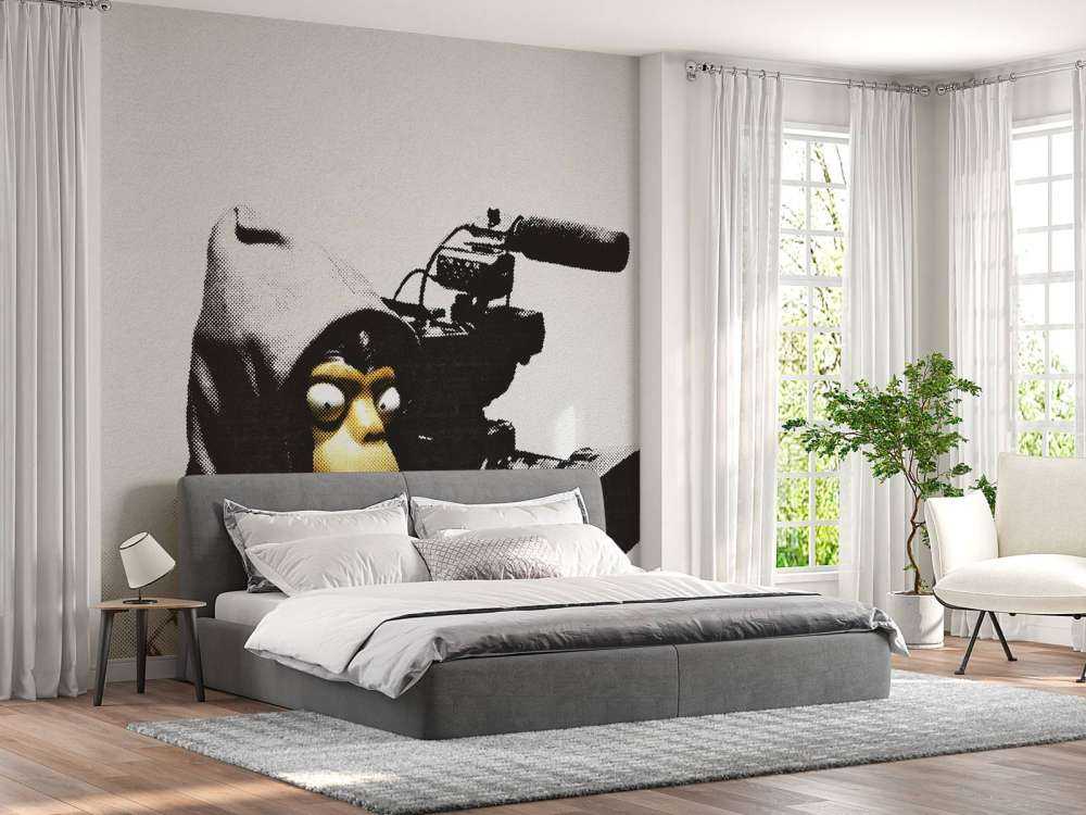 Banksy - ETTGS monkey, concrete