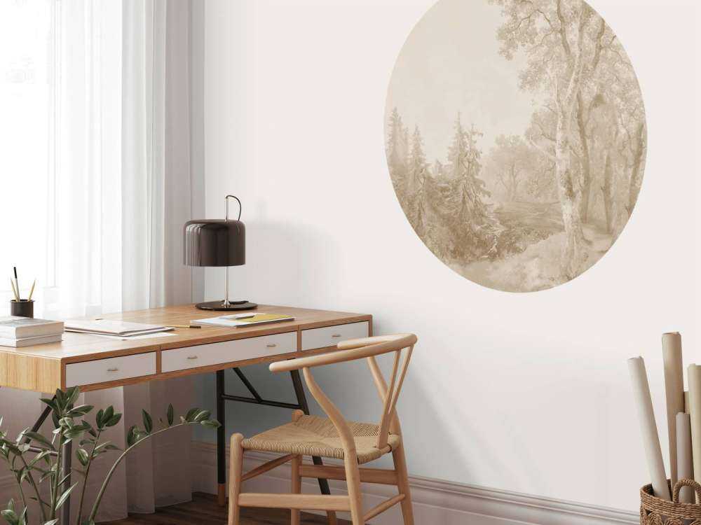 Forest Landscape Beige #1