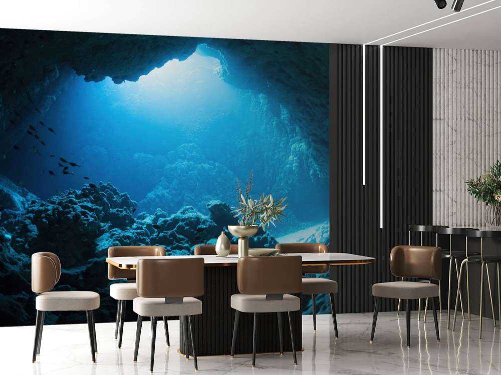 Cave under water