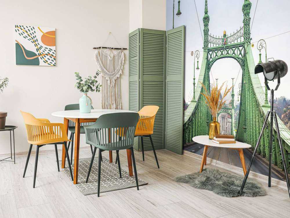 Tram line in Budapest