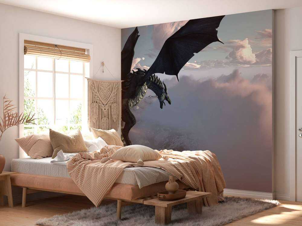 Dragon above the clouds