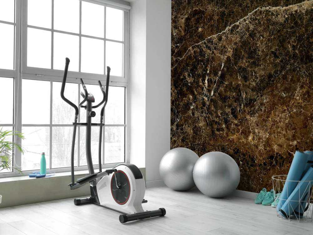 Marble with gold structure