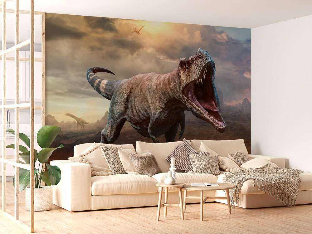 Aggressive Tyrannosaurus Rex