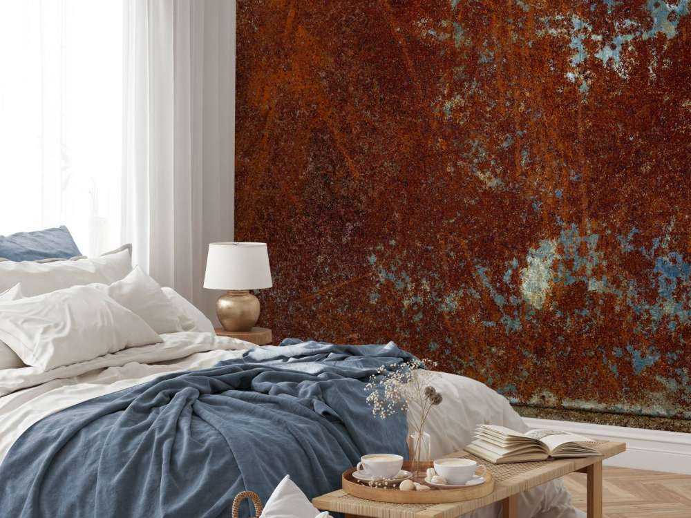 Rusty metal structure