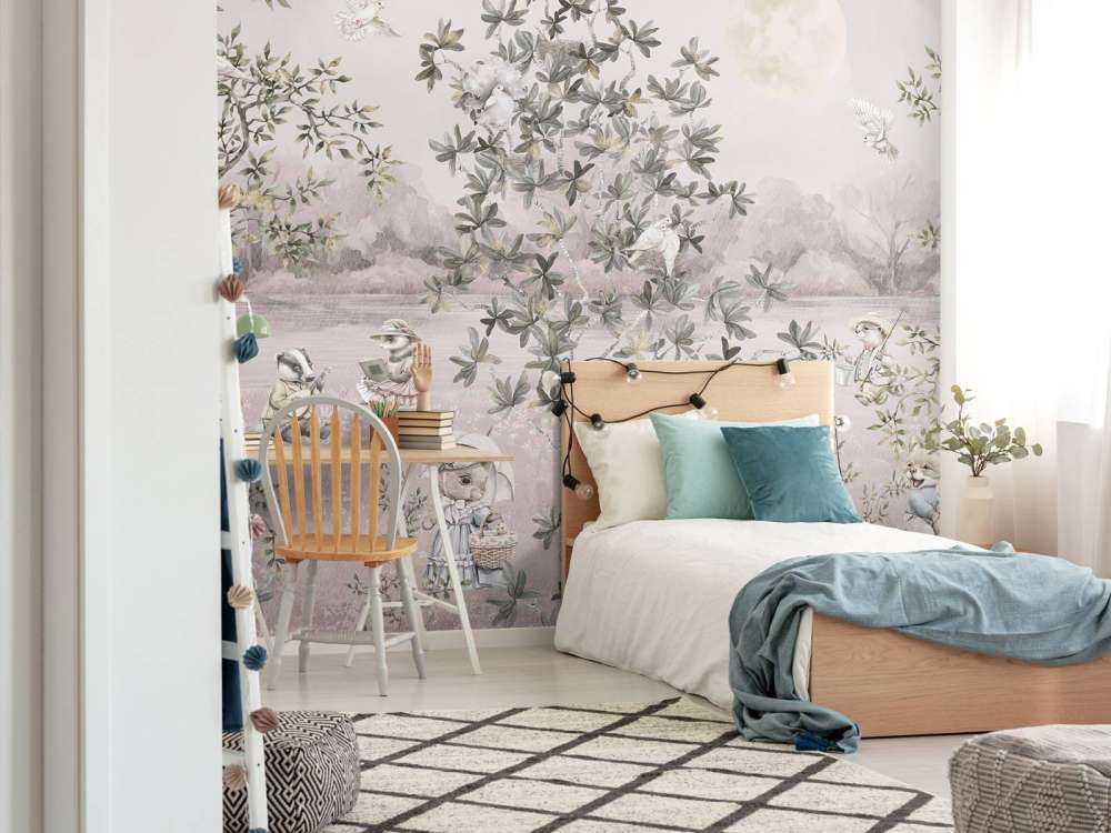 Vintage Animals - Pink