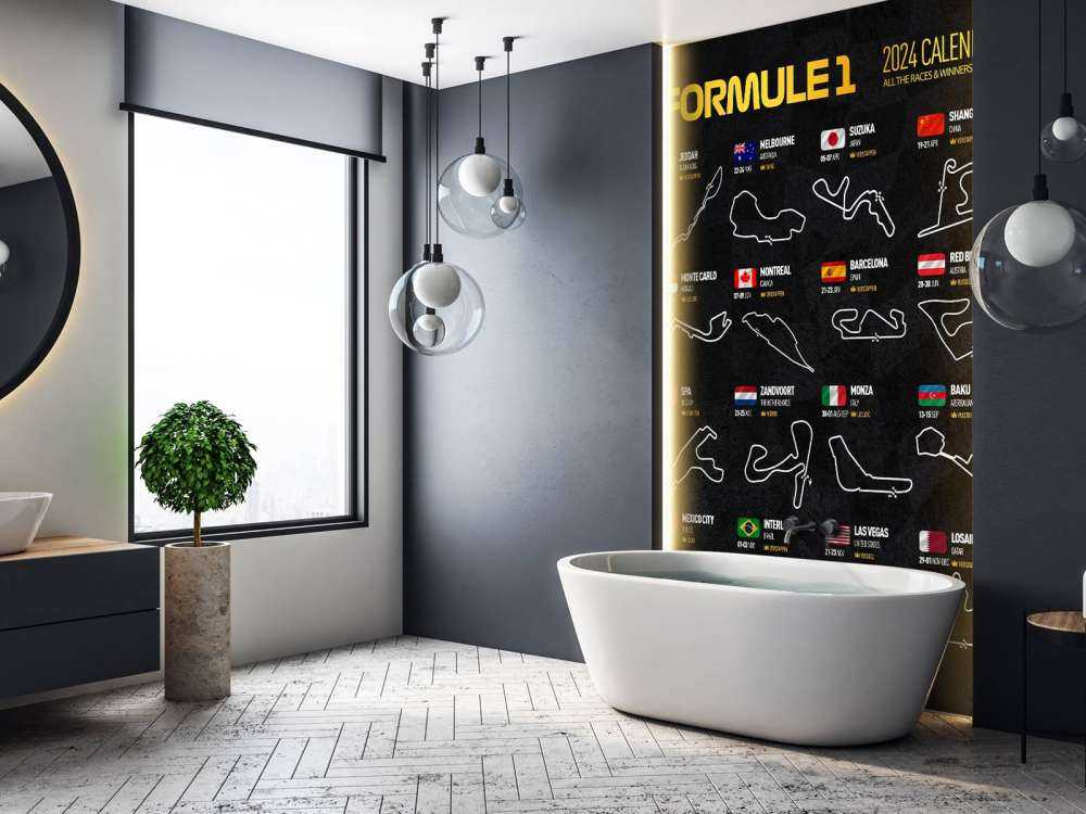 Formula 1 2024 - Winners map