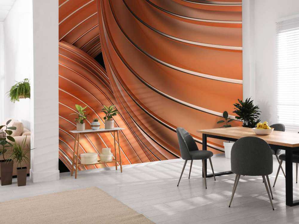 Golden 3d background