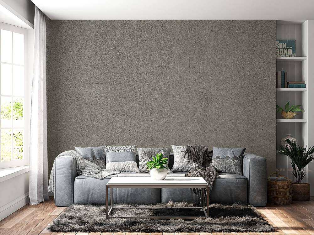 Concrete wall with fine stones