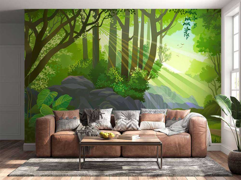 Sunlight in the jungle