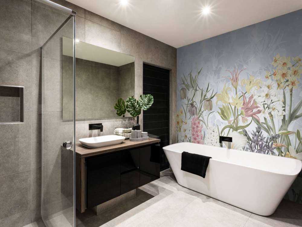 Spring Flowers - Soft Sky Blue