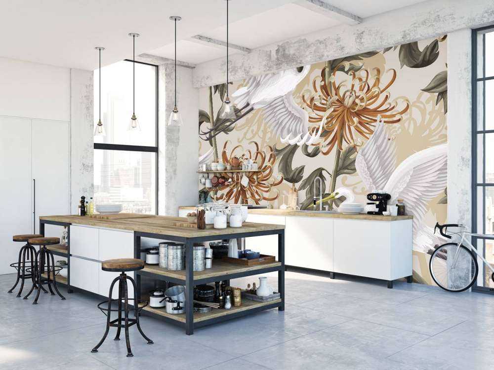 Swan Dance Chrysanthemum Glow