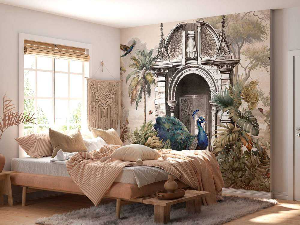 Peacocks in the Garden of Paradise