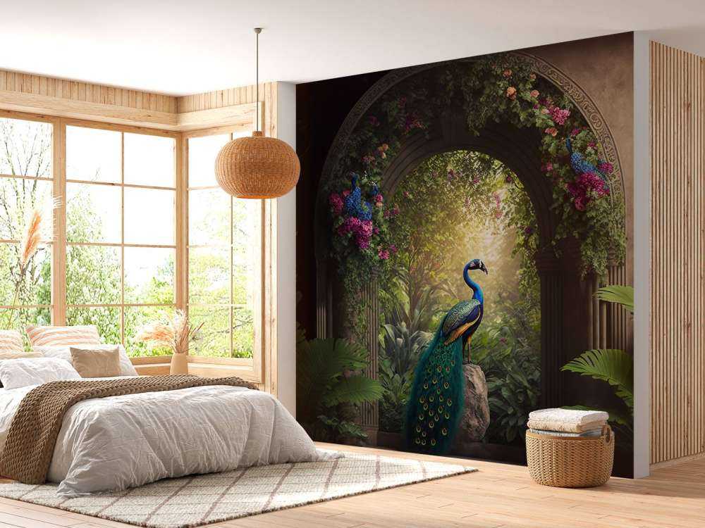 Peacock in Enchanted Arch