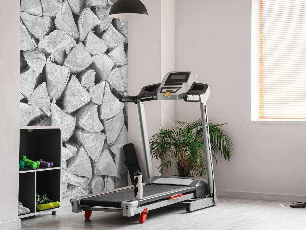 Wood pile in shades of grey